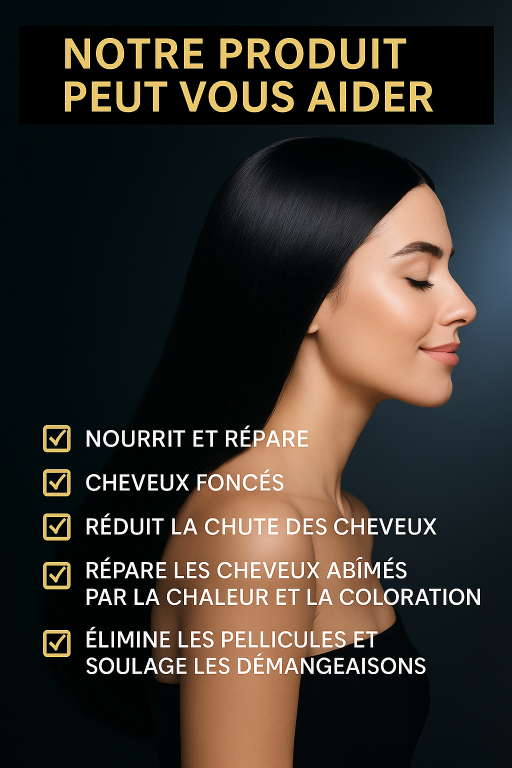Oryna Shampooing Colorant 3-en-1