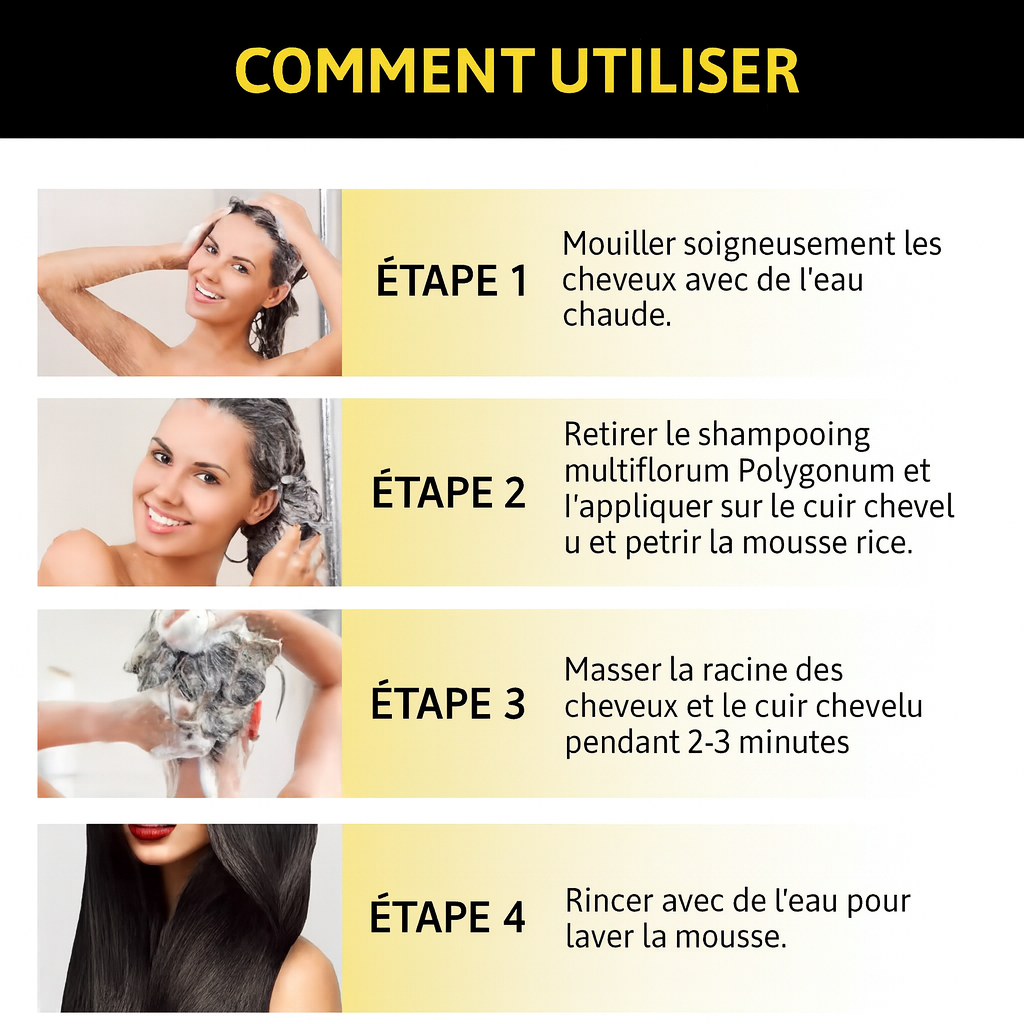 Oryna Shampooing Colorant 3-en-1